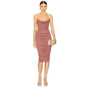 Michael Costello x REVOLVE India Midi Dress in Blush